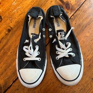 black slip on converse
